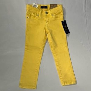 Polo Ralph Lauren Yellow Denim Pants